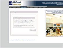 Tablet Screenshot of bidvestlounge.co.za